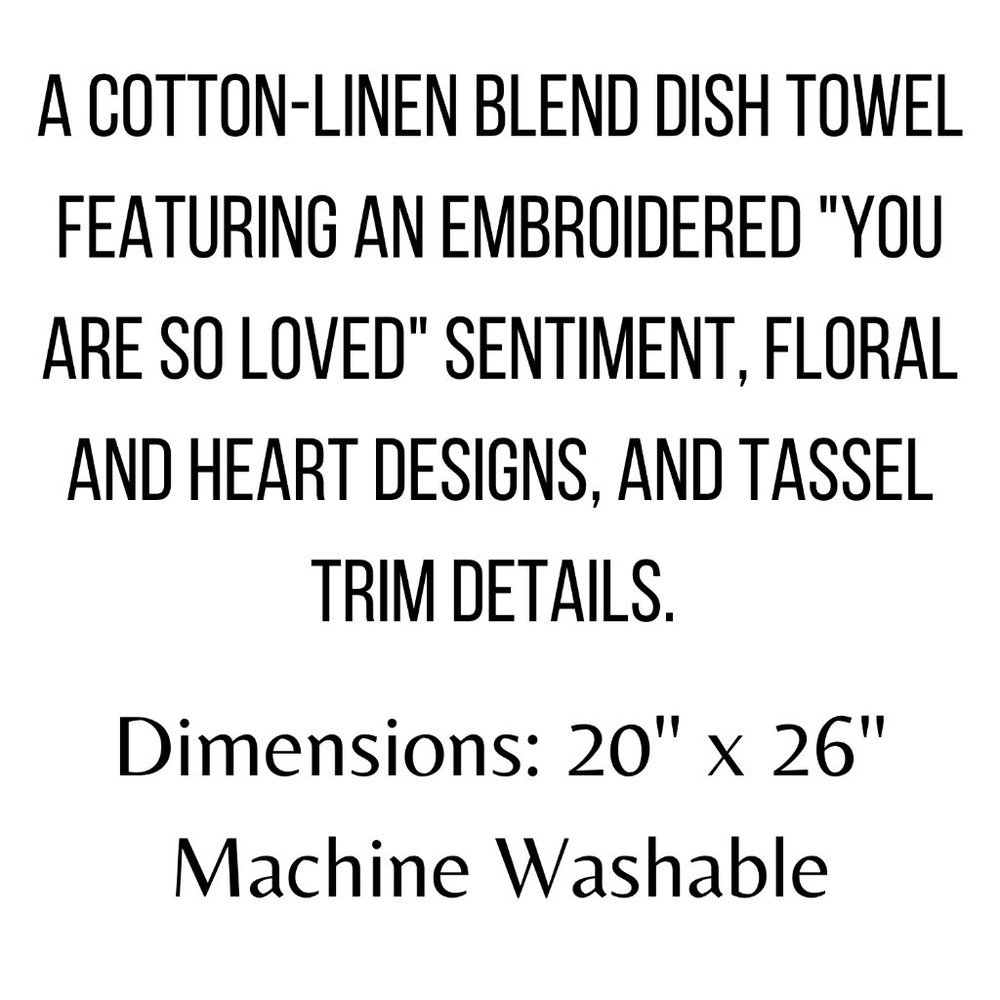 📌5/$15📌 Cotton Dish Towel So Loved - Picture 4 of 4